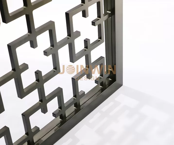 Stainless steel carved screen partition-10